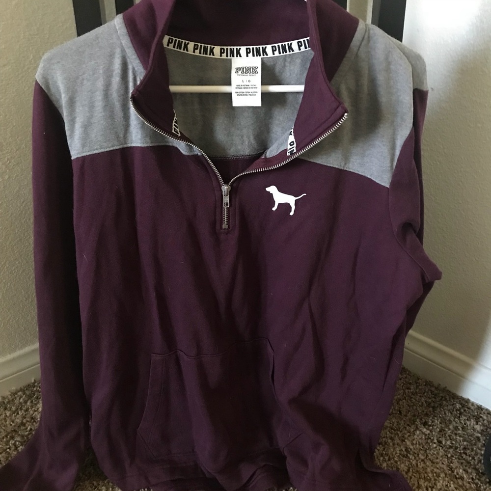 Pink 1/4 zip